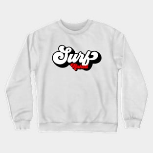 Surf Naked Retro Script Crewneck Sweatshirt